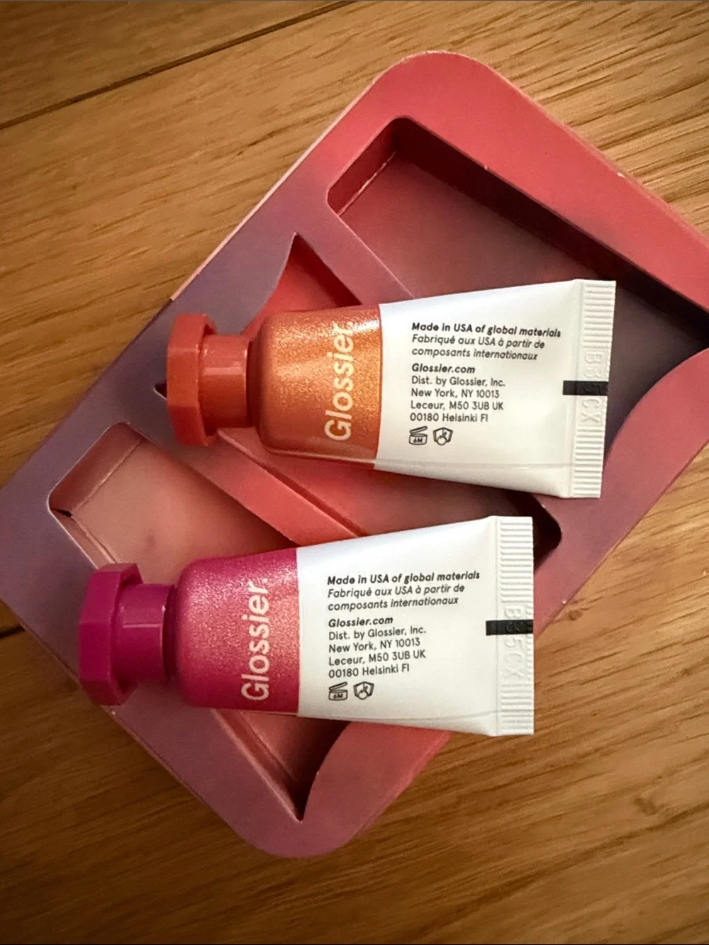 Glossier mini cloud paint - Glisten and Afterglow